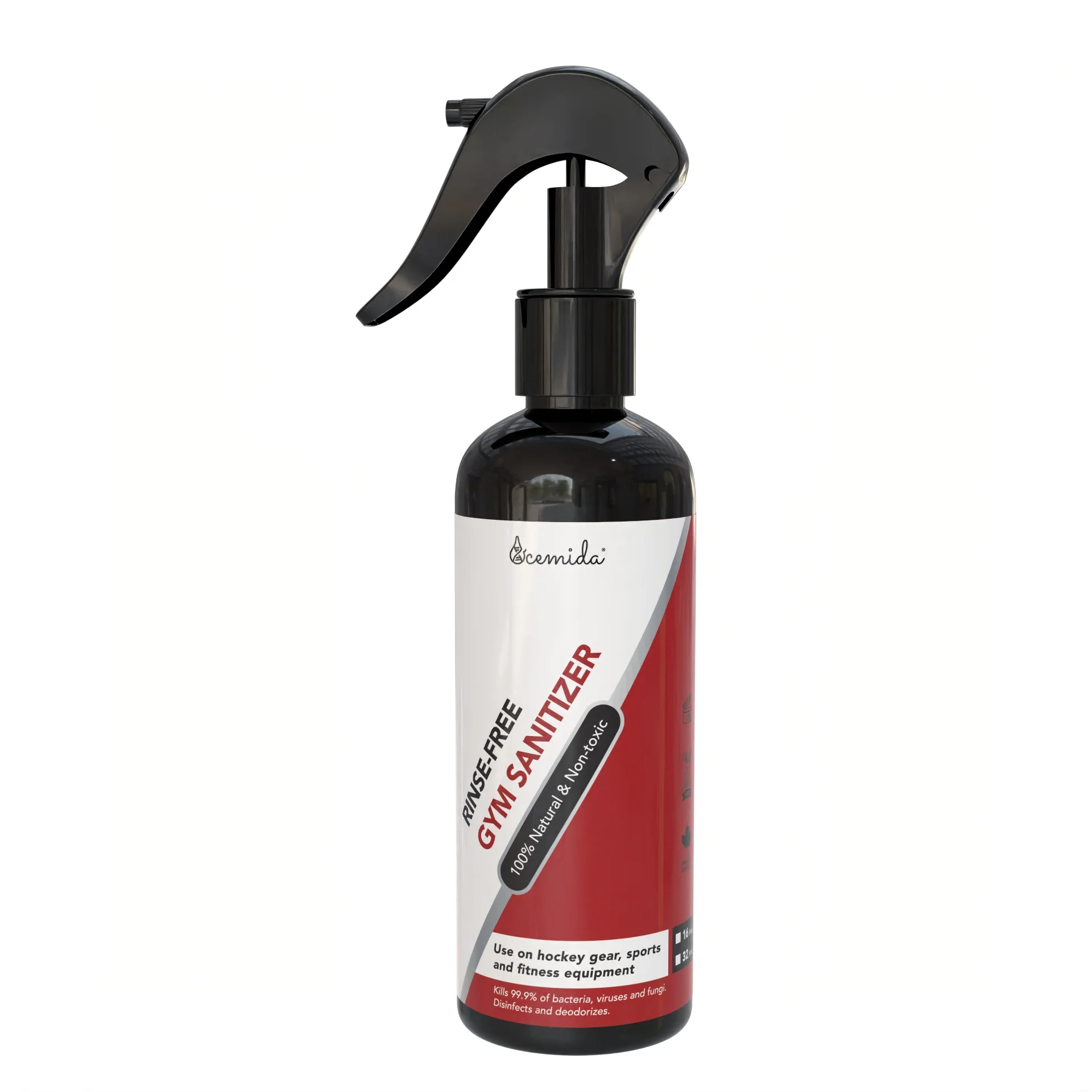 Gym Equipment Cleaner | Hypochlorous Acid Spray 0.02% - 16 fl oz