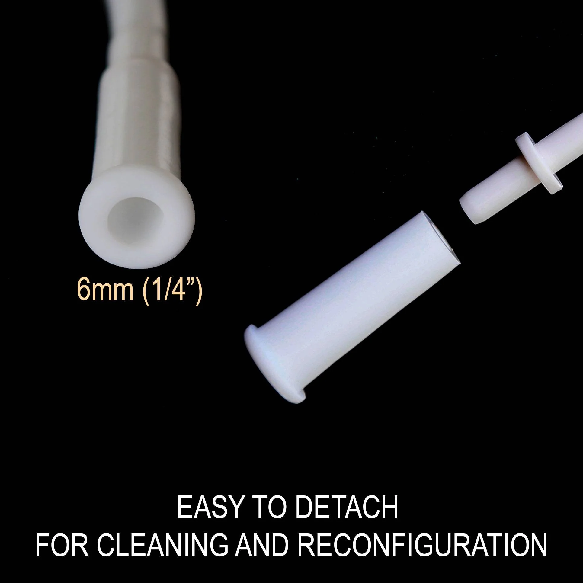 Silicone Nasal Cannula for Hydrogen Inhalation - 5 feet (Set of 2) - Image 4