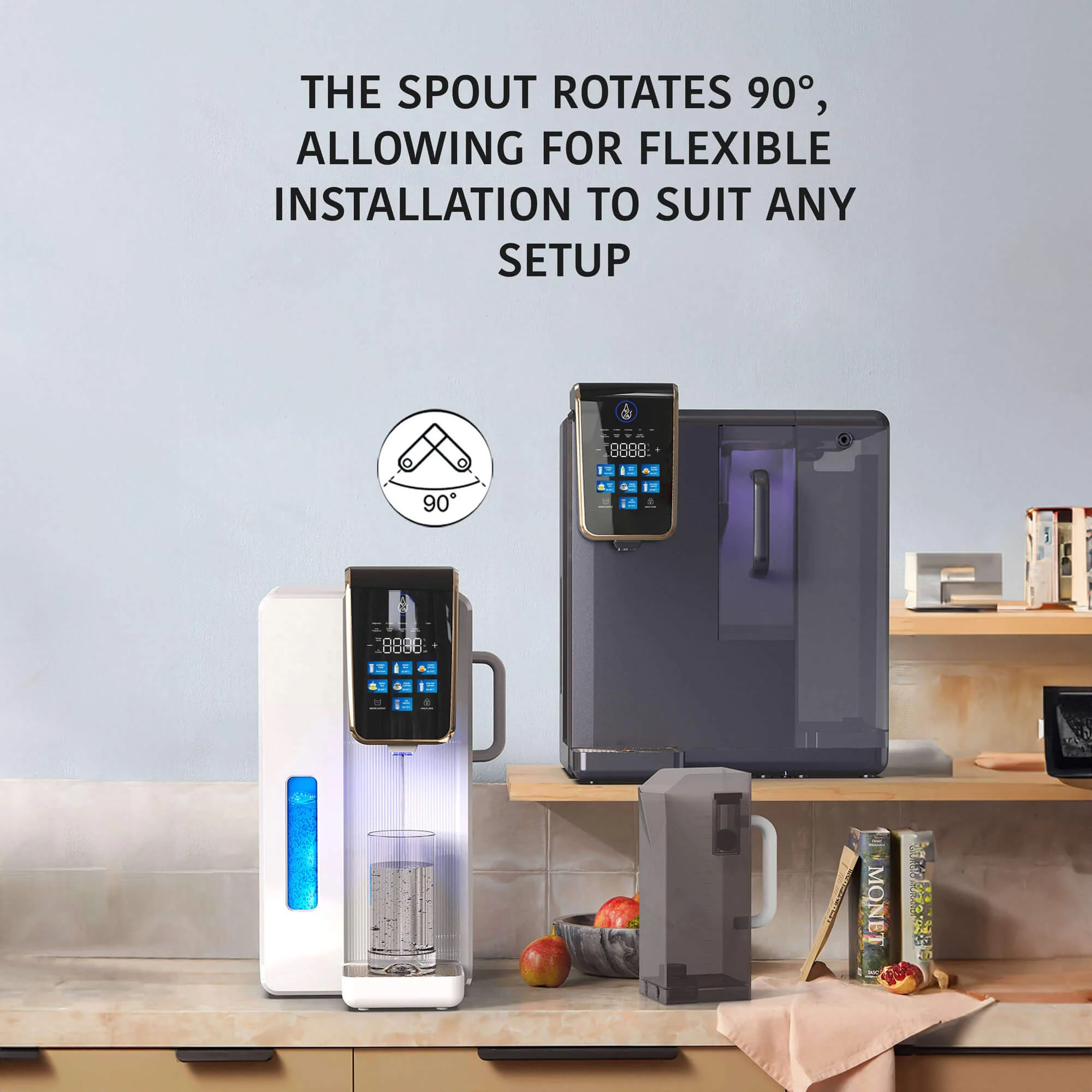 Ocemida Ultima - Countertop Reverse Osmosis Water Filtration System with Hydrogenation to up to 5000PPB - Image 8