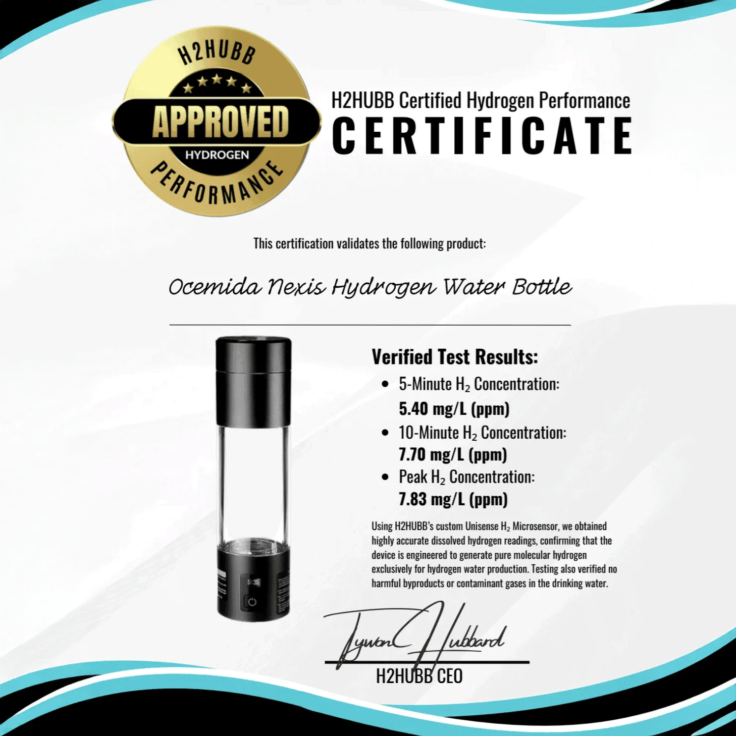 Ocemida Nexis - Professional Hydrogen Water Bottle with up to 10,000 PPB - Image 7