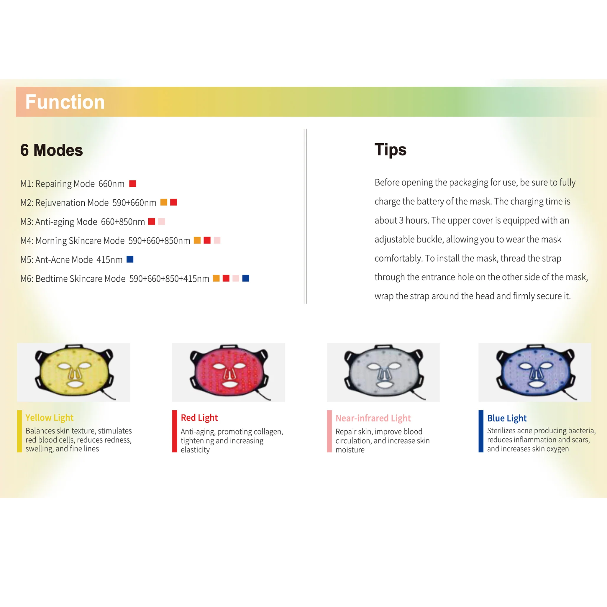 Red Light Therapy Mask - Rejuvenate Skin|Collagen Boost, Fine Lines - Image 9
