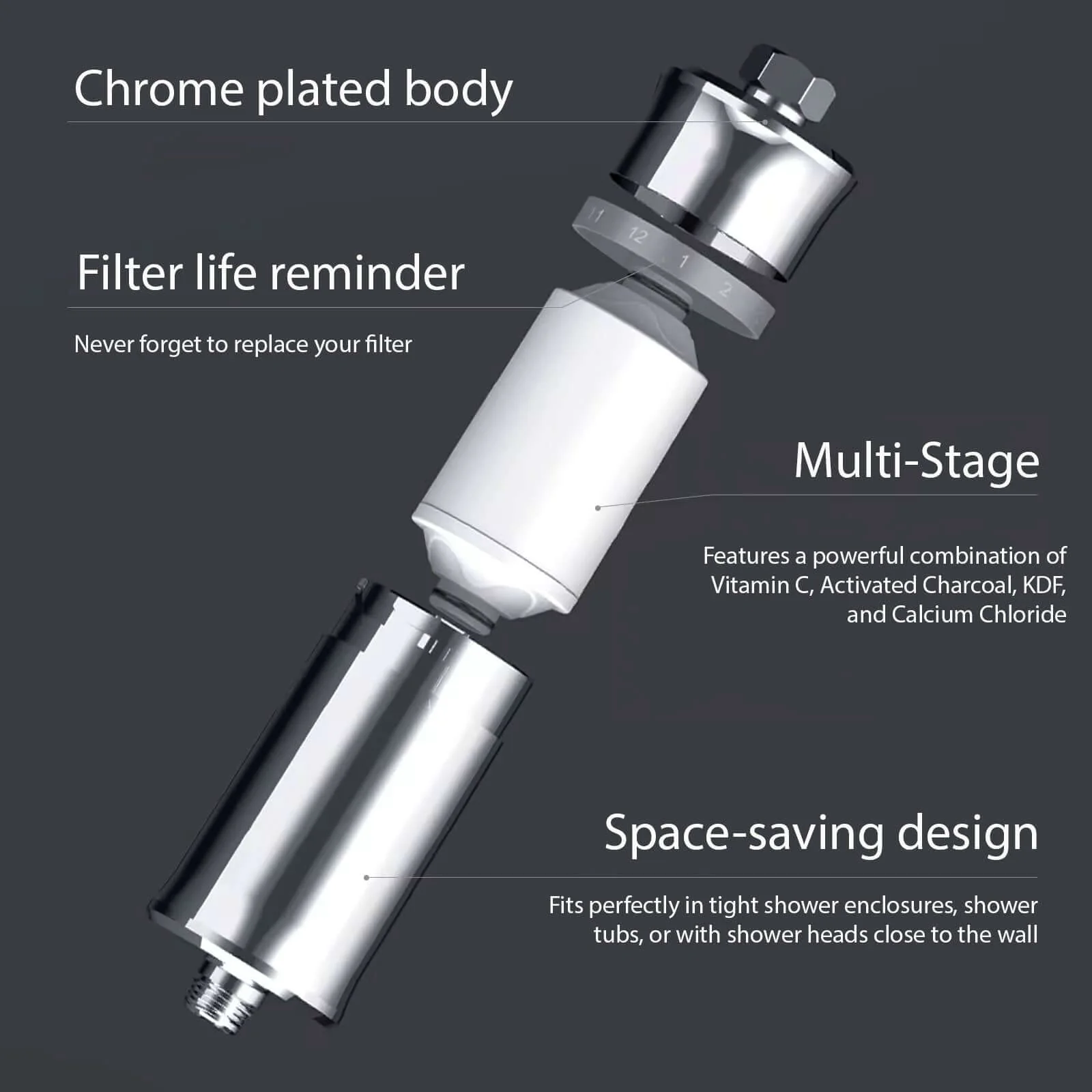 Shower Head Filter for Hard Water - Image 4