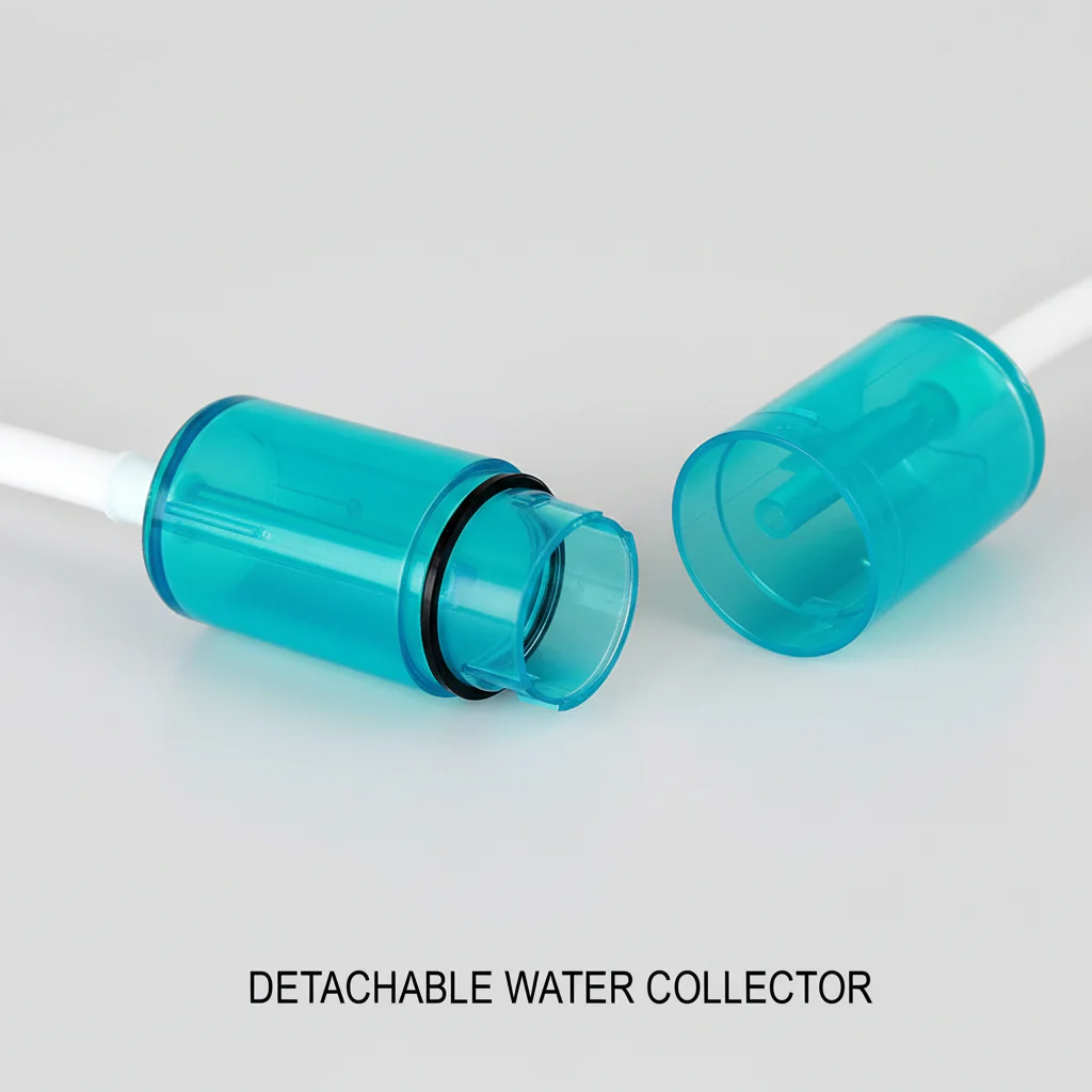 Soft Nasal Cannula with Water Collector for Hydrogen and Oxygen Inhalation Machines - Image 3