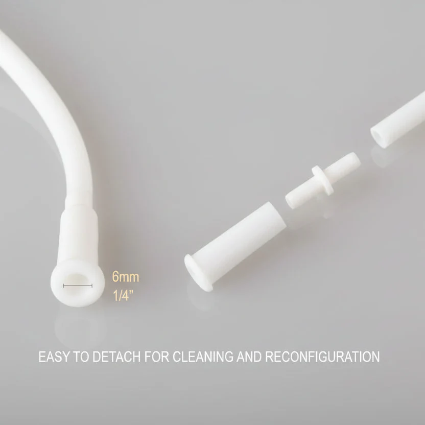 Soft Nasal Cannula with Water Collector for Hydrogen and Oxygen Inhalation Machines - Image 4